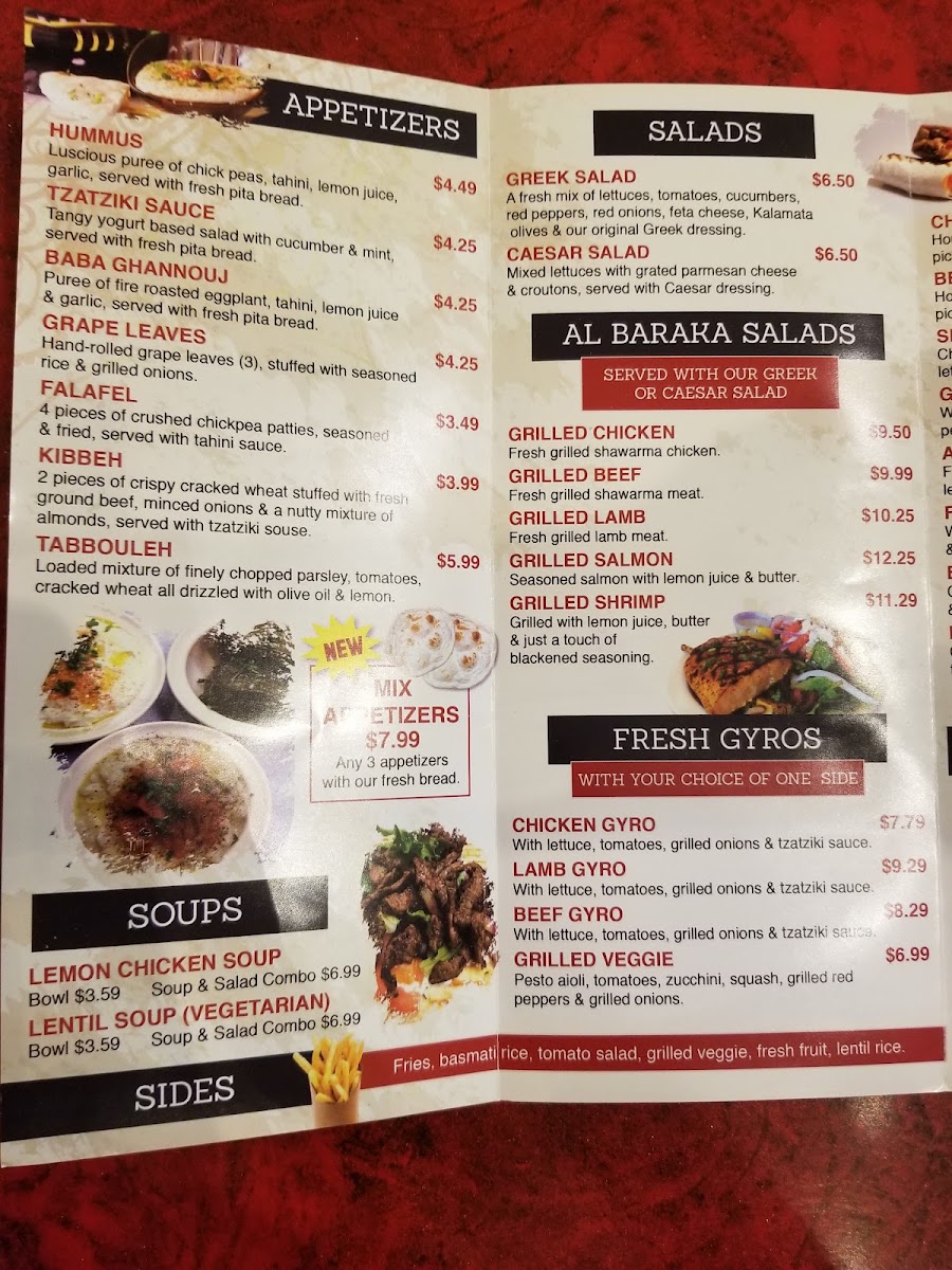 Albaraka Mediterranean Market and Grill Menu - Image 5